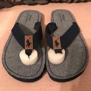 POLO Ralph Lauren l Theo flip flops in Navy/Blue